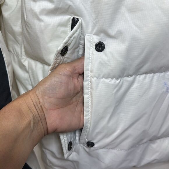 (N4) Andrew Marc Glow in the Dark Quilted Down Jacket Size M Uniset - Picture 6 of 16